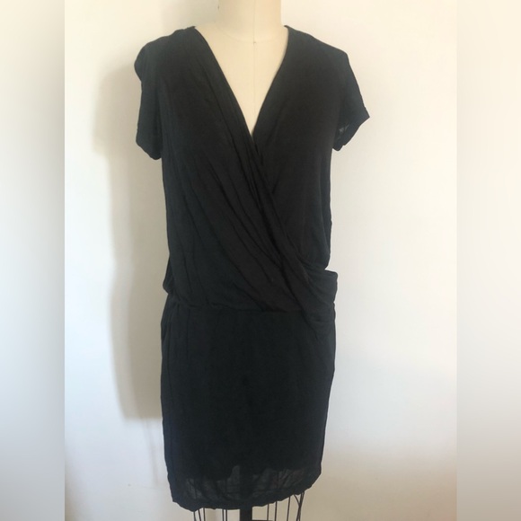 SOLD Under.Lign Draped Jersey Dress (circa 2009) - Picture 1 of 4
